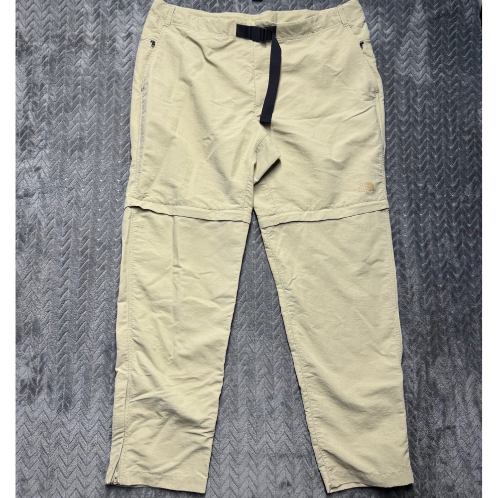 The North Face Paramount Convertible Pants 40 Khaki Excellent Zip Off (2108)